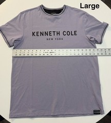 Kenneth Cole Men’s Crew Neck Short Sleeve T-Shirt KT9G07LDAP Sizes M – L