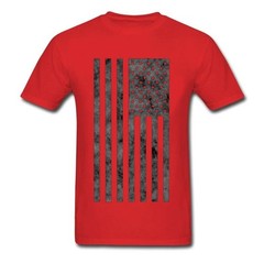 Men’s NEW Freedom American Flag Cotton Loose Fit Graphic T-Shirt