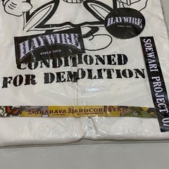 Haywire Hardcore Punk tour indonesia 2026 Tshirt band title fight