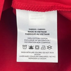 NEW Jordan AJ1 Sneaker Patch Mens L Cotton Short Sleeve T Shirt Red