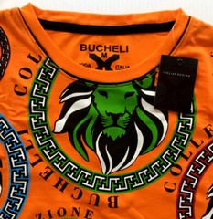 Men’s Bucheli Cotton T Shirt,Italian Style,Slim Fit,Stretch S M…..A24.A