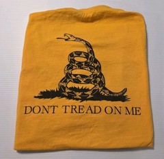 Don’t Tread On Me Dewalt Guaranteed Tough Big Print T-Shirt Size XL