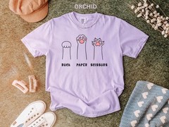 Funny Cat Paw T-Shirt Rock Paper Scissors Funny Animal Lover Graphic Shirt