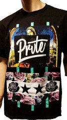 authentic Private Label Tyga Last Kings T-shirt Bandana Raglan Baseball Tee