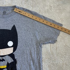 DC Comics Originals T-Shirt Mens Medium Gray Batman Funko Pop Graphic Tee Top