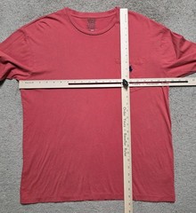 Polo Ralph Lauren Pocket Long Sleeve T-Shirt Nantucket Red Mens M Blue Pony