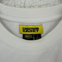 Chinatown Market Shirt Mens Small White Outdoor Ventures CTM Smiley Long Sleeve