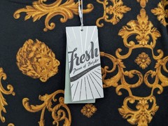 Fresh Prince Of Bel Air, Black And Gold T-Shirt, Digital Print, Size Large