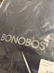 Bonobos Soft Everyday Tee Black Medium Slim Fit Tee T-Shirt New R220