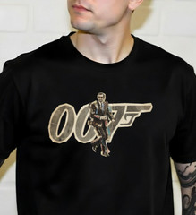 James Bond 007 CUSTOM T-Shirt Size S-5XL