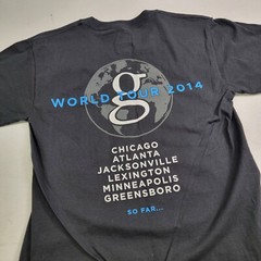 Garth Brooks Shirt Black Country Music Concert 2014 World Tour Rodeo Men’s Sz S