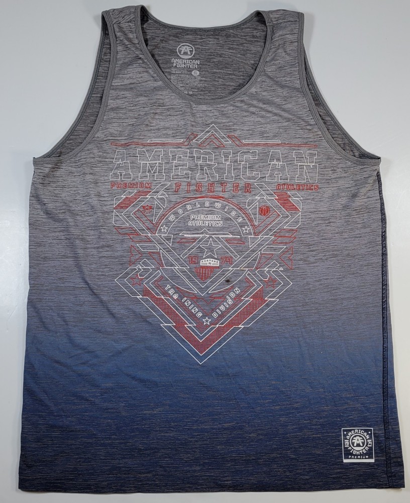 American Fighter Mens XL Premium Athletics Double Side Graphic ● See Note