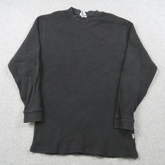 Pro Club Heavy Weight Thermal Shirt Mens Large Black Waffle Knit Long Sleeve L