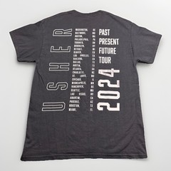 Usher 2024 Past Present Future Tour T Shirt Black Concert Tee Size Medium EUC