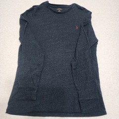 Polo Ralph Lauren Mens Solid Crewneck T-Shirt Classic Custom Fit Black Size L