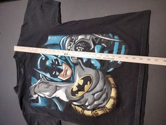 Batman DC Comics Big Face Print Size M Graphic Shirt Pre Owned A360