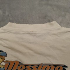 Mossimo Shirt Mens XL White Well Wrought Short Sleeve Skate 90s Retro Torch Tee