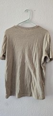 Old Navy Small Beige Solid Cotton Blend Knit Short Sleeve T-Shirt