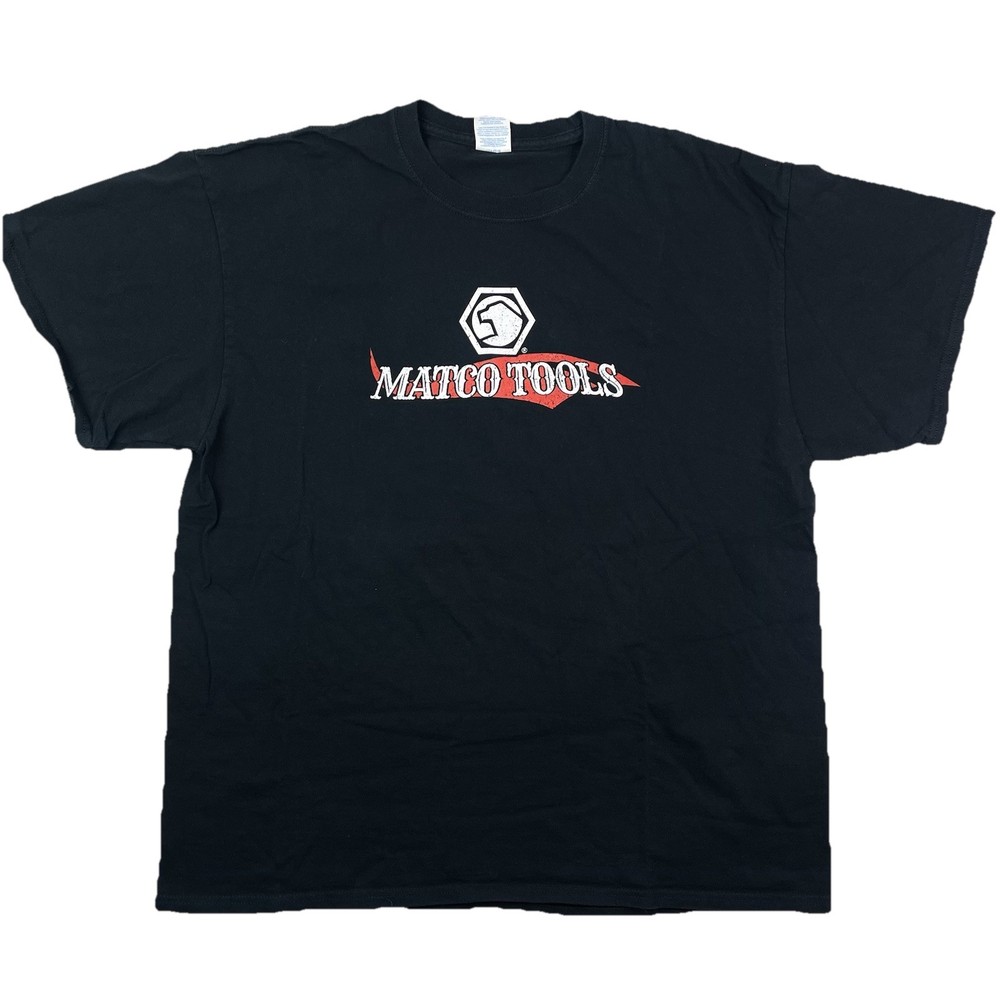 Matco Tools Black Hot Rod Car Graphic Racing Car T-Shirt Men Size XL