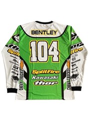 Thor Shea Bentley Kawasaki Motocross Dirtbike Jersey Y2K Reproduction Vintage