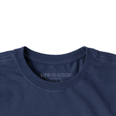 Life is Good 160900 – Men’s Dad Tax Short Sleeve Tee – Darkest Blue