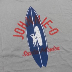 JOHNNIE O Mens XL T SHIRT RIDE OUT STEEL GREY SHORT SLEEVE GOLF TEE SURFER