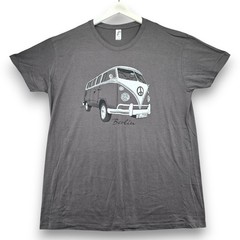 SOL’S REGENT Charcoal Gray VW Bus Berlin Graphic T Shirt Men’s XXL