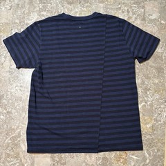 Rag And Bone Shirt Mens XL Blue Short Sleeve Split Hem Cotton Pocket Tee