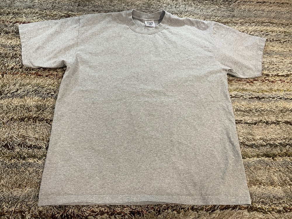 Shaka Wear Super MAX Heavy Mens 2XL Gray T-Shirt Short Sleeve Blank Comfort