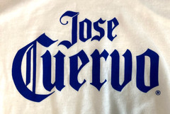 Jose Cuervo Mens Large Muscle Tank Top T-Shirt White Cotton Blend + SUNGLASSES!