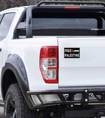 10 Pack Free Palestine Gaza Flag Arabic Freedom for Palestinians Stand Black