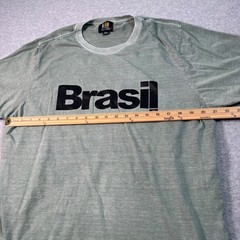 DO IGUACU Brasil T Shirt Green Sz L Short Sleeve Crewneck