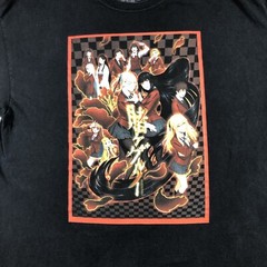 square enix kakegurui T shirt mens XL Black Graphic Print Homura Kawamoto