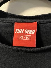 Full Send Tshirt hasbulla black Tshirt Cowboy size XL