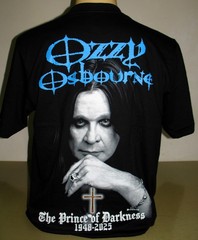 Ozzy Osbourne The Prince Of Darkness T-Shirt Size S M L XL 2XL XXL New!