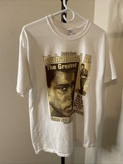 Vintage Y2K Muhammad Ali Rest In Peace Shirt Men’s Large White Shirt Men’s Large