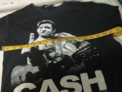 Johnny Cash Black T Shirt Small Middle Finger Troubadour Country Western Punk
