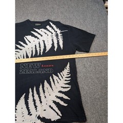New Zealand Kiwi Fern Shirt Mens XL Black Lords Cricket Graphic Tee