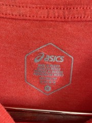 ASICS NWT Standout Fourth Short Sleeve Tee Shirt Logo Men’s Size Medium Red