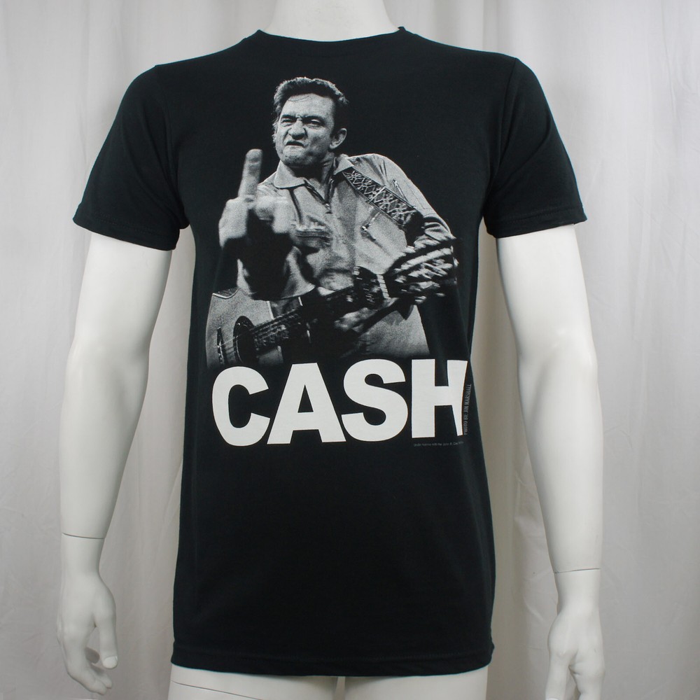 Authentic Jim Marshall Photo JOHNNY CASH The Bird Finger T-Shirt S-XXL NEW