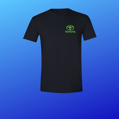 Toyota T-Shirt Chest Logo Tundra Tacoma Scion Supra 4 Runner with FREE DECAL!!