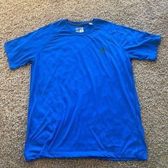 Adidas Mens Ultimate Tee XL Royal Blue Climalite Performance T-Shirt S11109