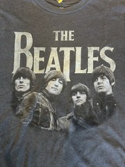 Licensed Beatles Rubber Soul Graphic T-Shirt Men’s M Black Rock Tee NWT