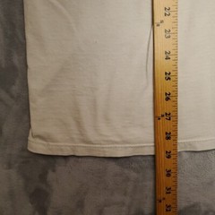 Mossimo Shirt Mens XL White Well Wrought Short Sleeve Skate 90s Retro Torch Tee