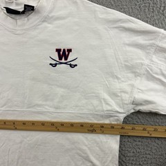 Vintage Woodson High School Spirit Jersey Shirt Adult XS White 90s Sports USA