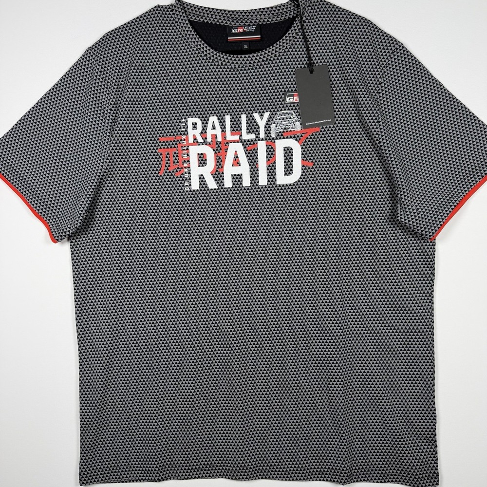 NWT Toyota Gazoo Racing GR Men T-Shirt XL Rally Raid Team Off Road Collection