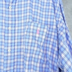 Ralph Lauren BLAKE Check Shirt Men’s XXL Light Used For 14Y+ Japan