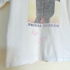 Vintage Primal Scream Band T-shirt -Signed by Mani- Youth L Britpop Stone Roses
