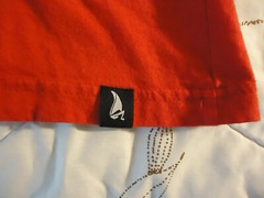 Velero mens T-shirt XL red short sleeve 100 percent cotton solid graphic