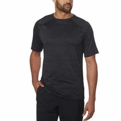 Kirkland Signature Men’s Short Sleeves Active Tee, Black, Size L